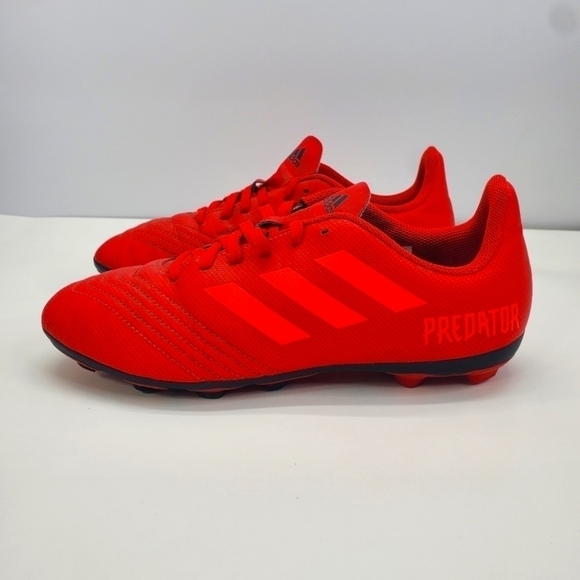 Adidas Shoes Men's 6 Predator Soccer Cleats CM8541 Red Sneakers - Picture 9 of 12
